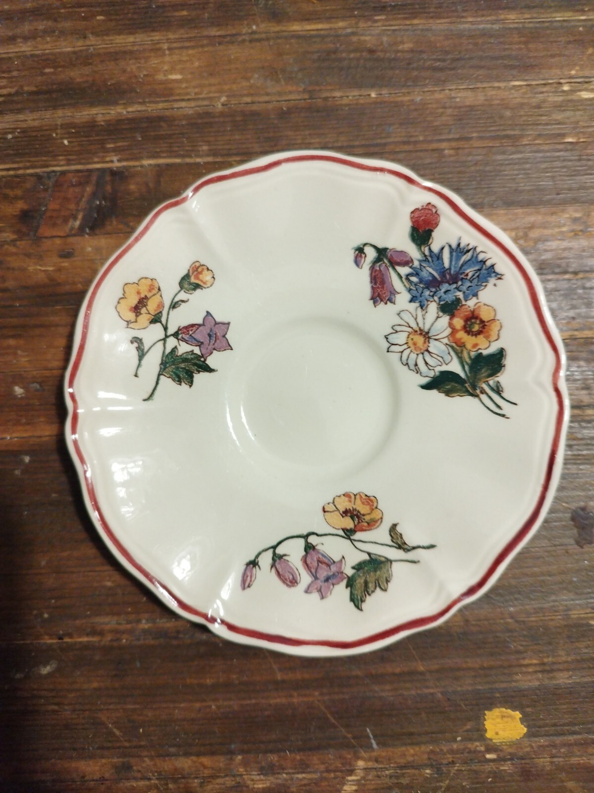 Sarreguemines Agreste Saucer Earthenware Diameter 13Cm (E8)