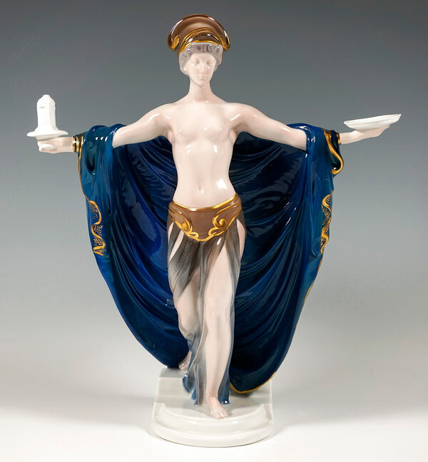 Rosenthal Porcelain Figure Temple Dedication by Ferdinand Liebermann S192, 1914