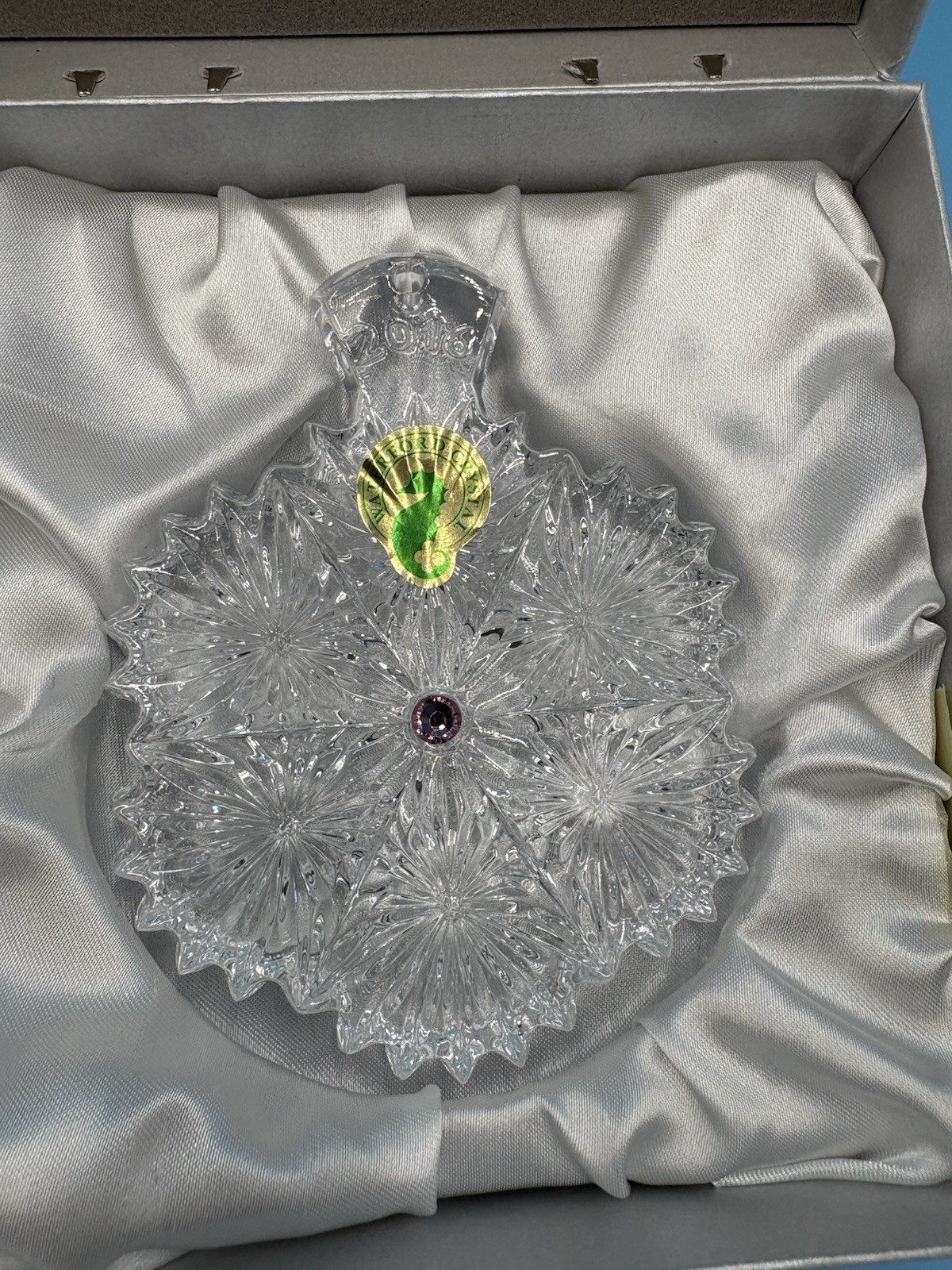 WATERFORD Crystal 2016 Snowflake Wishes Christmas Ornament