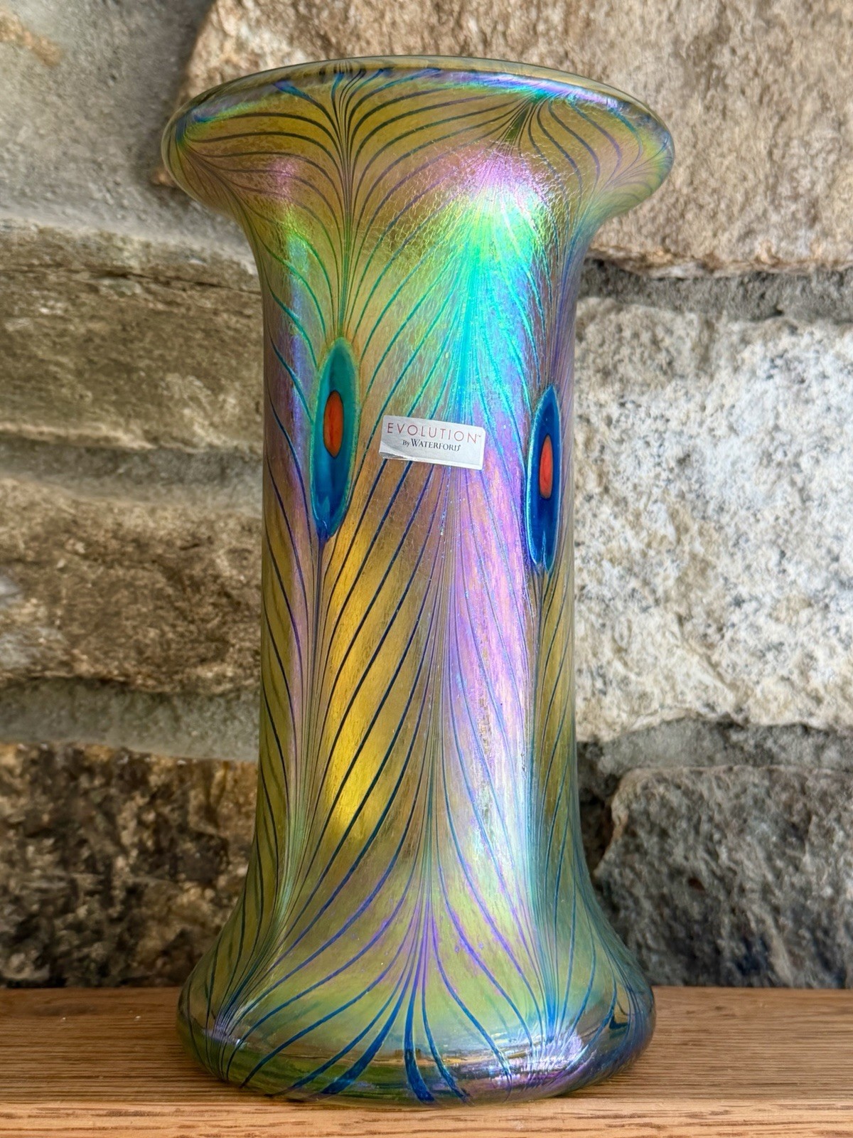 NIB Waterford Evolution Art Glass Vase Robert Held Signed Ltd.Ed 92/150 +Org.Box