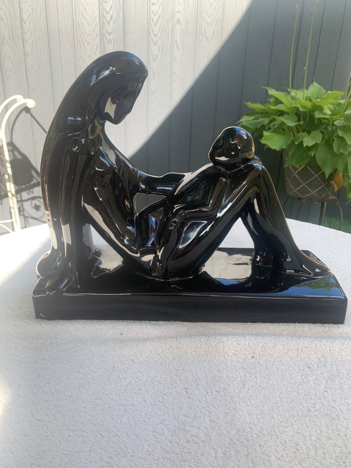 Vtg Royal Haeger Mother & Child Ceramic Statue Nativity Sculpture McCoy Era