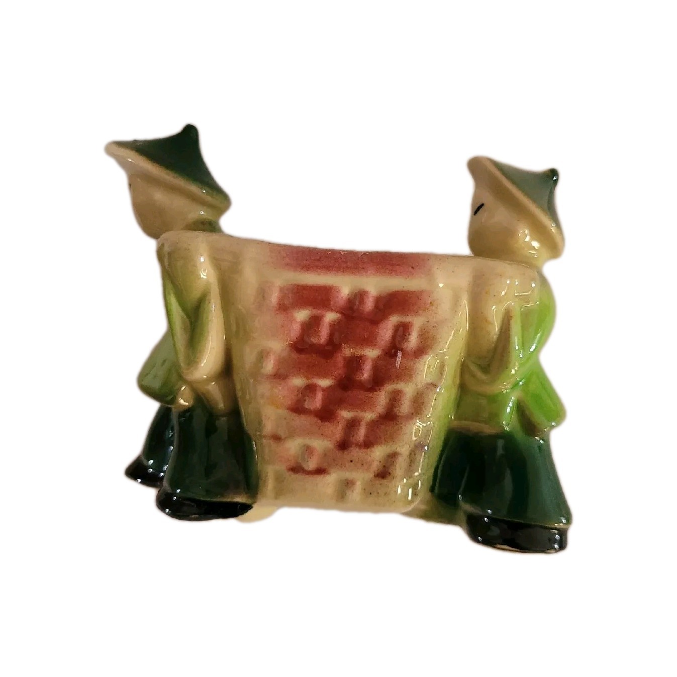 Shawnee Planters Asian Figurines Pottery MCM Vintage Set of 4
