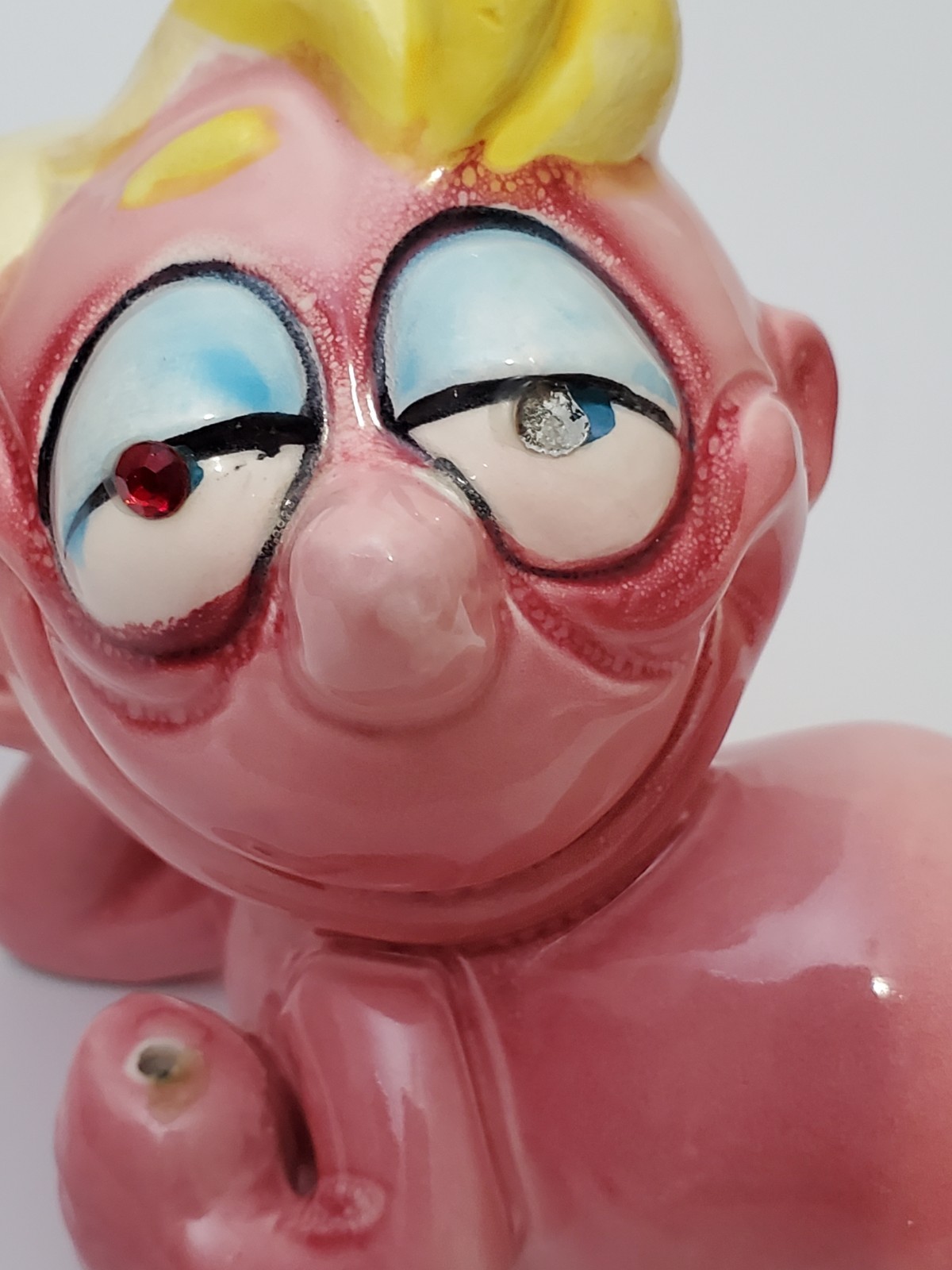 FLAWS Kreiss Psycho Pink Man Dreamy Love Weird Creepy Gag Gift Funny Whimsical