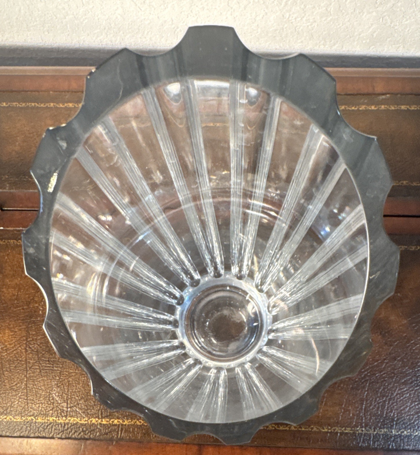 Daum Cythère Crystal Vase Circa 1986
