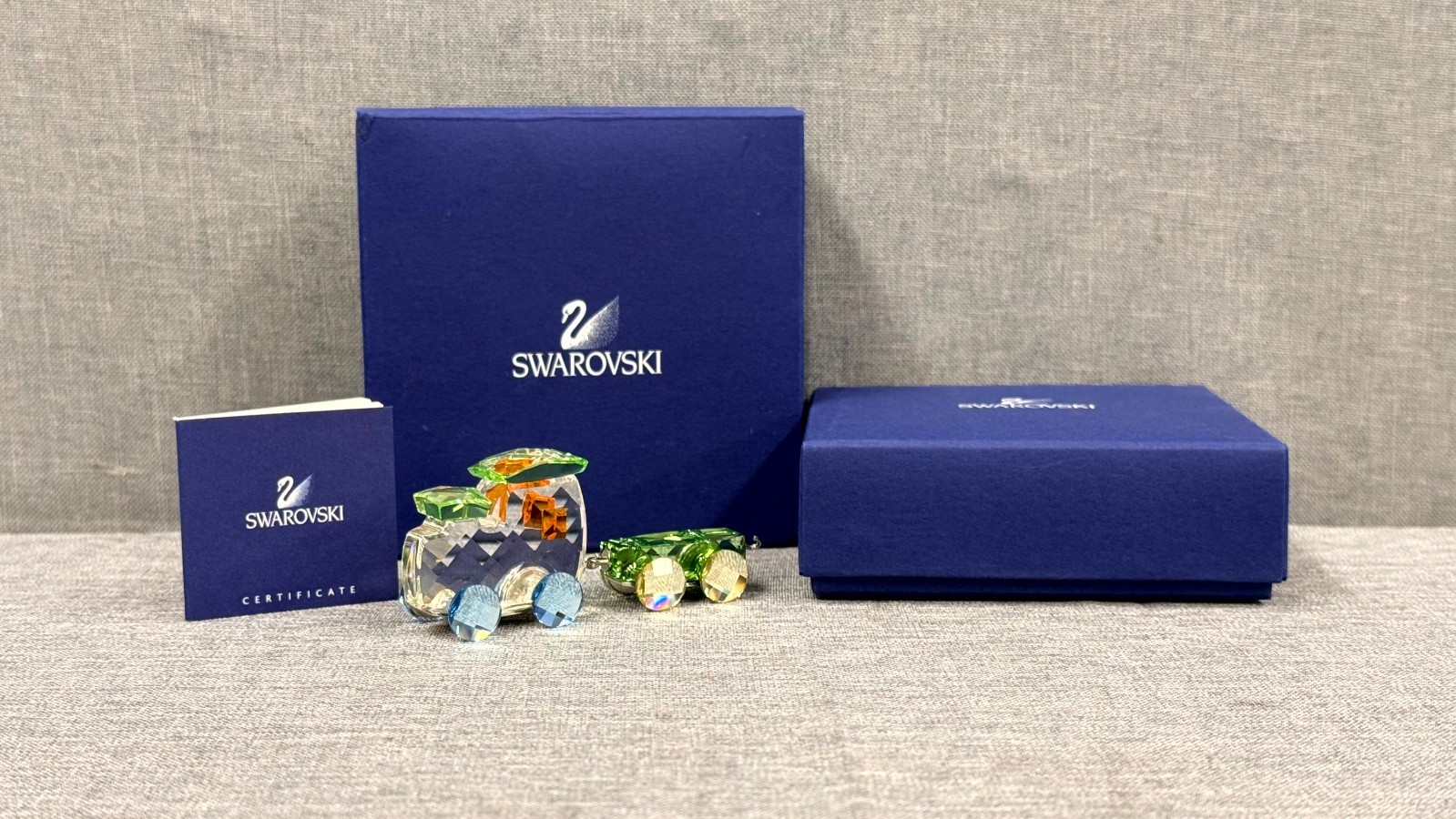 Retired Swarovski Silver Crystal Retired Tim the Train 632337 MIB