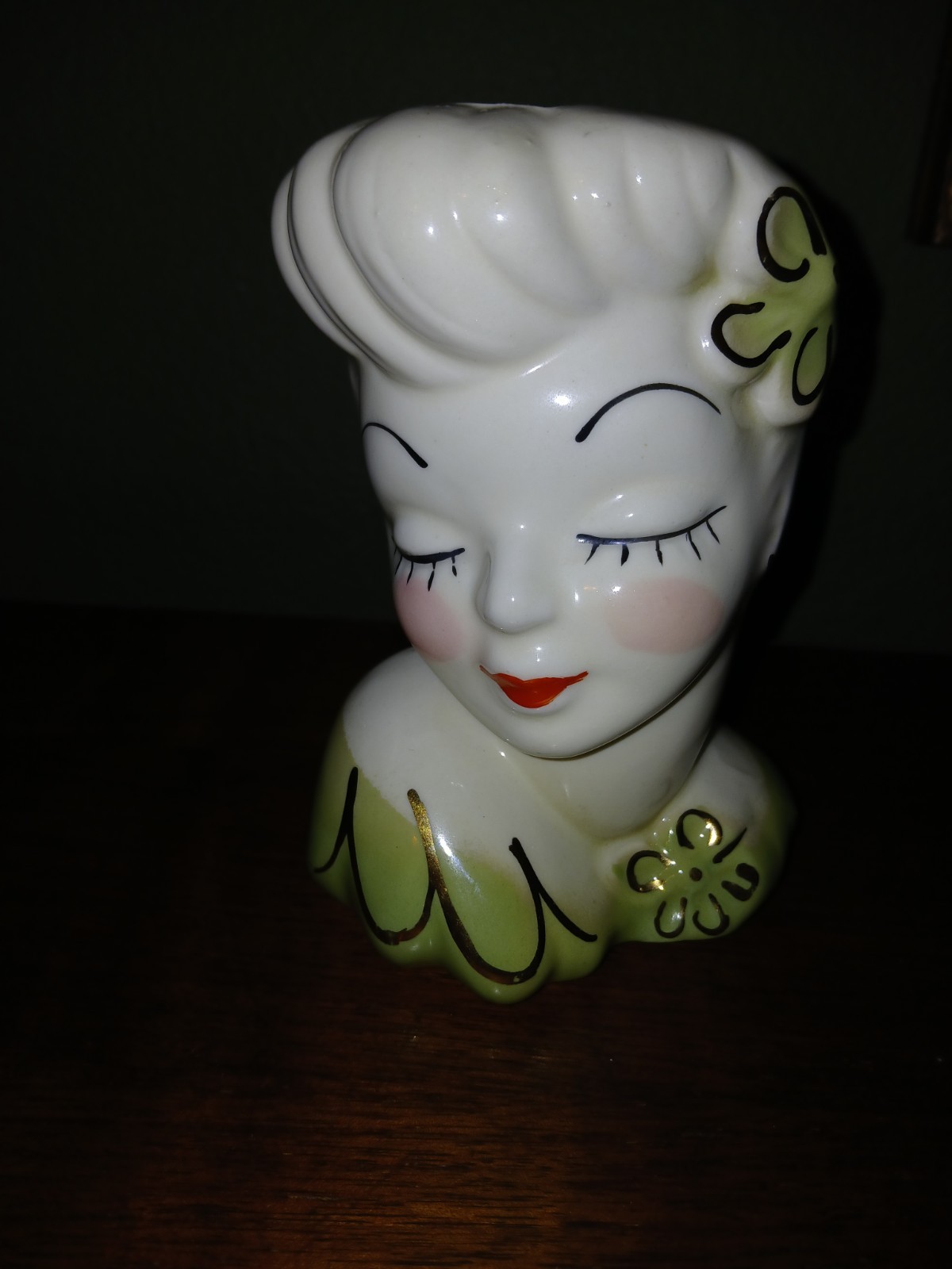 Vintage 1950’s Lady Head Vase