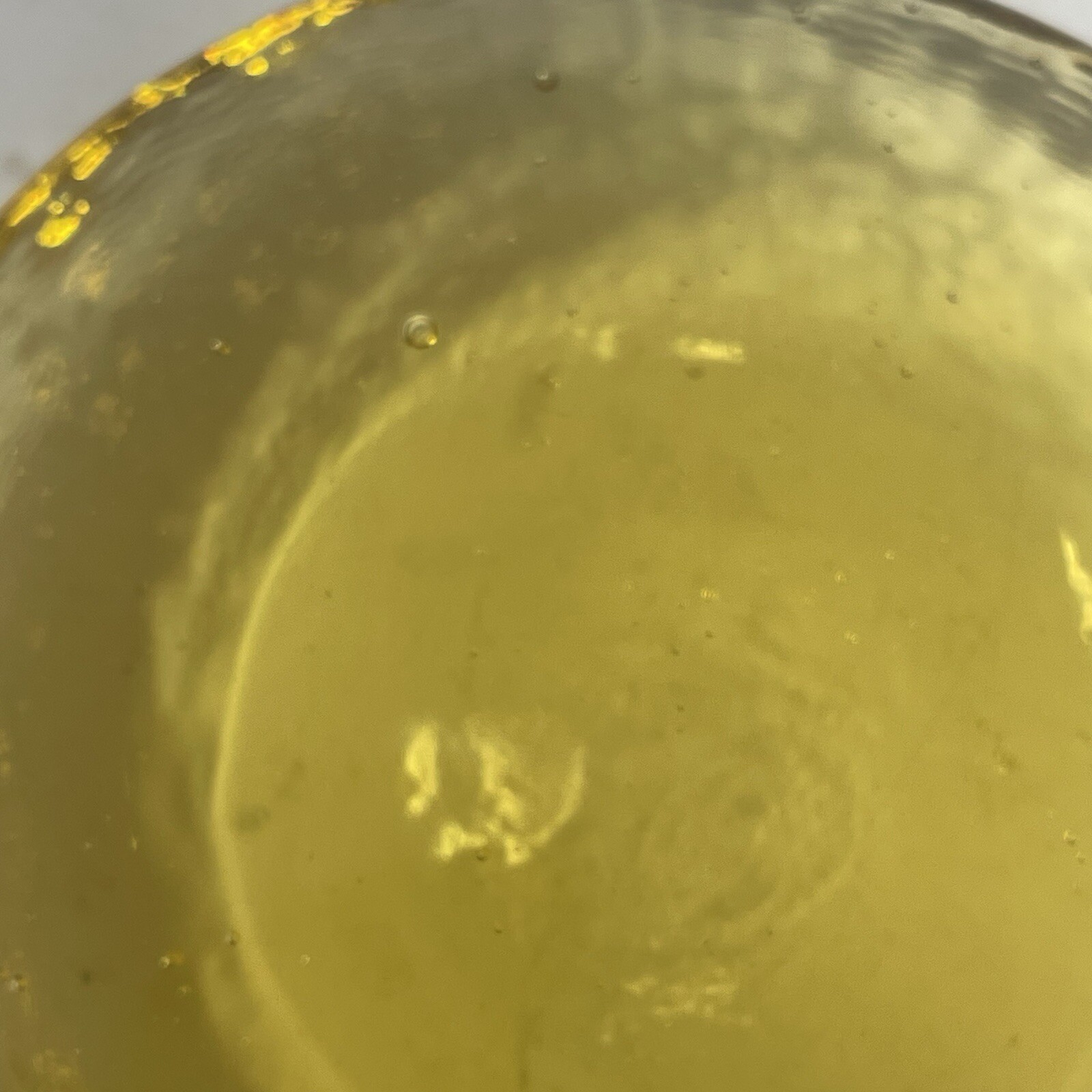 Fire And Light Recycled Glass Candle Pedestal Or Paperweight Yellow
