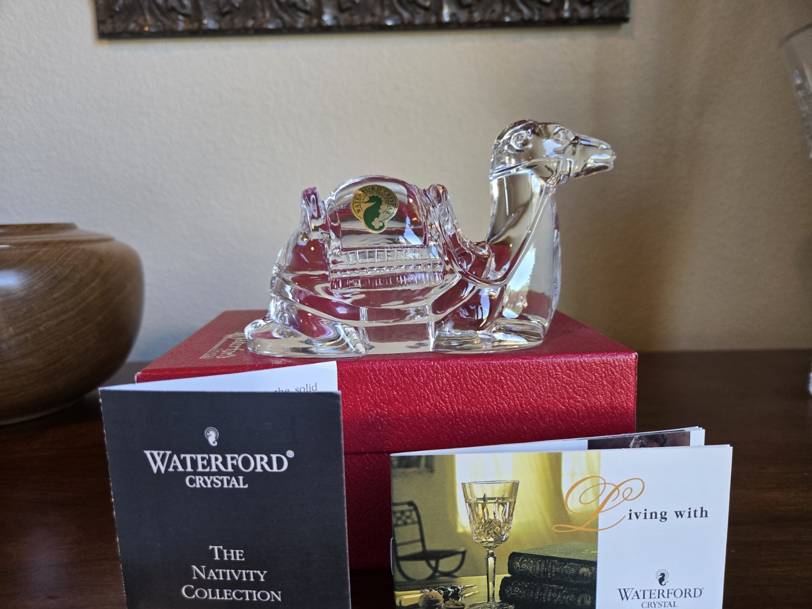 Waterford Crystal Camel from The Nativity Collection – MINT other box