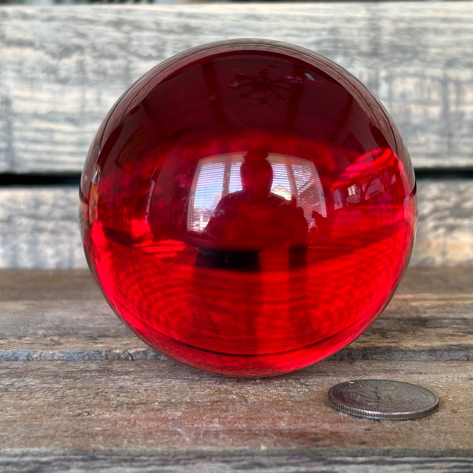 80mm Glass Crystal Scrying Sphere Gazing Ball Orb Witch Altar Decor 4 Colors