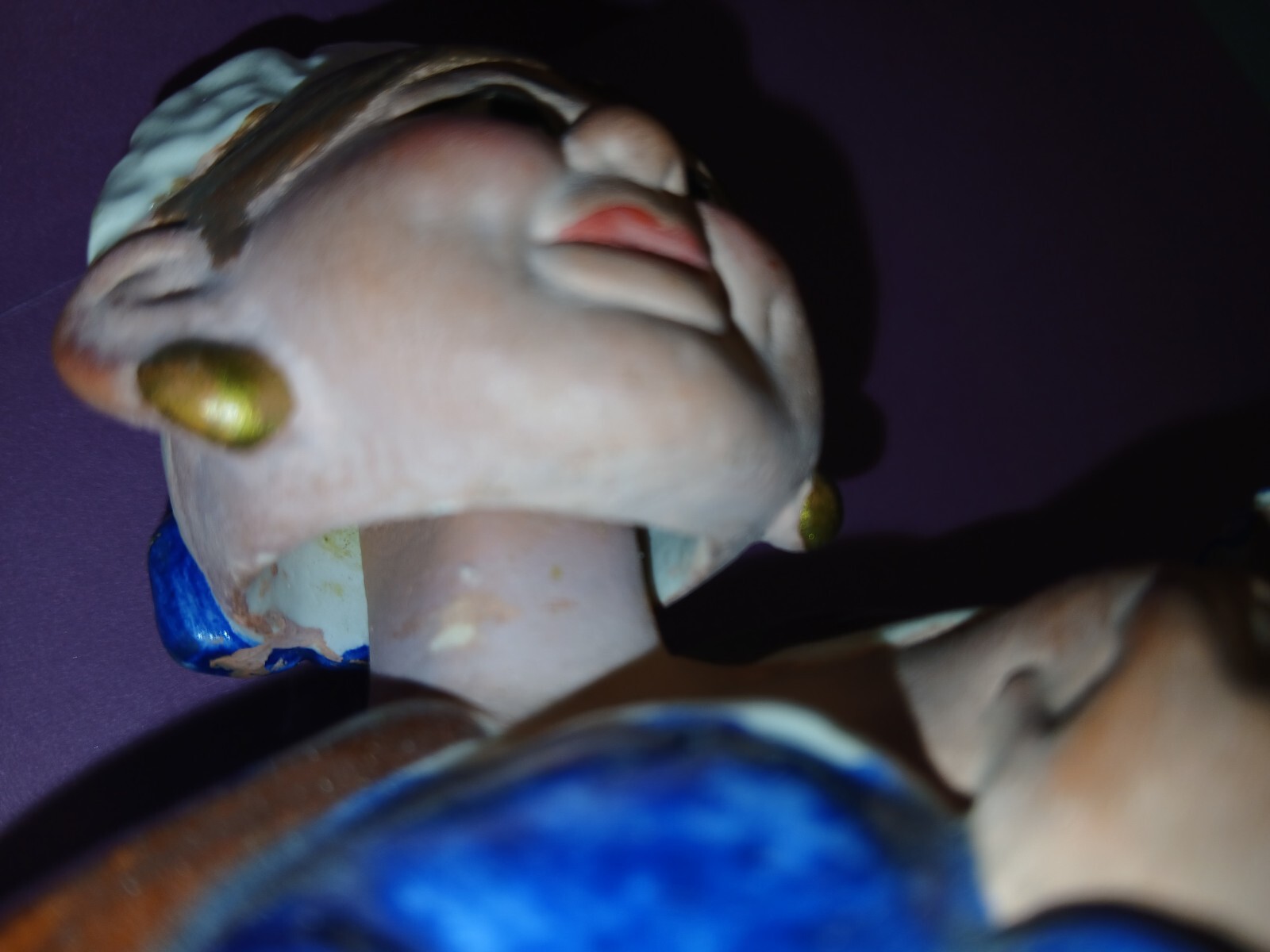 Raphael Bordallo Pinheiro Ceramic sculpture,”Nanny from Calis”.