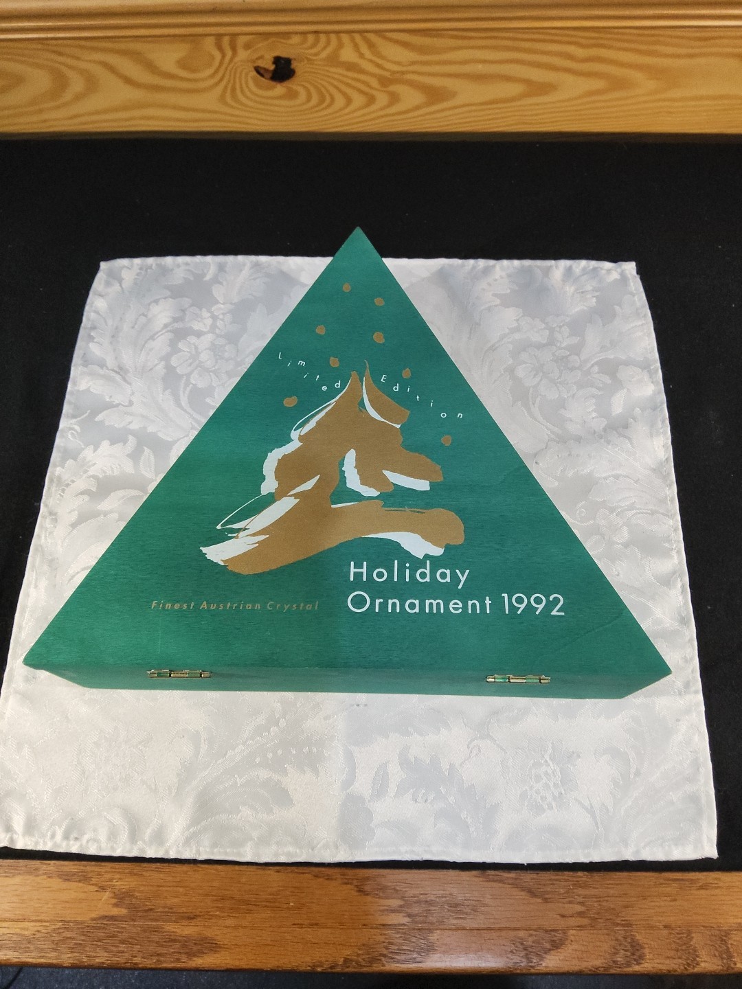 Swarovski 1992 2nd Editiion Christmas Snowflake Ornament NIB Lot 8 Store Display