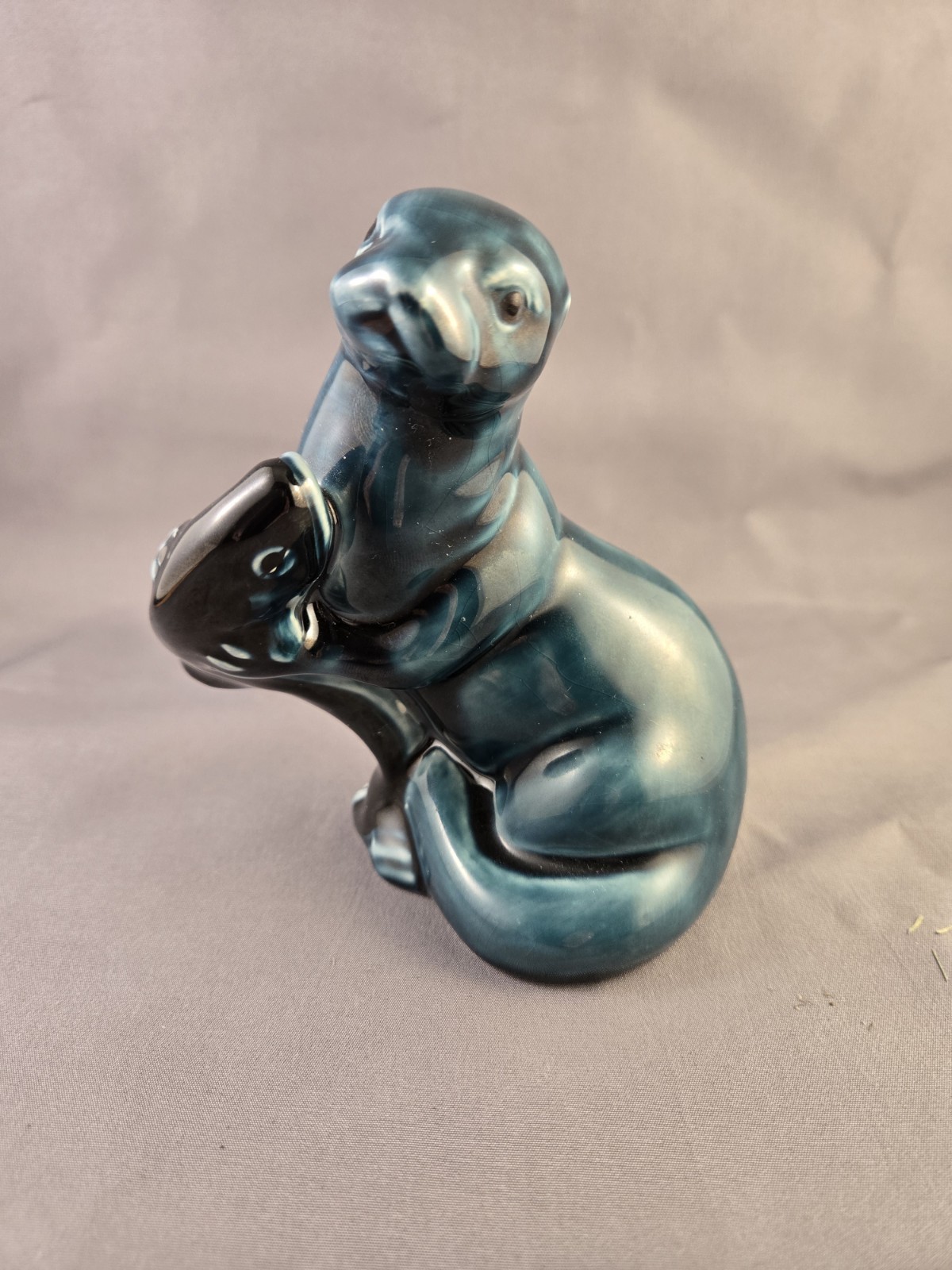 Poole Pottery Otter With Fish