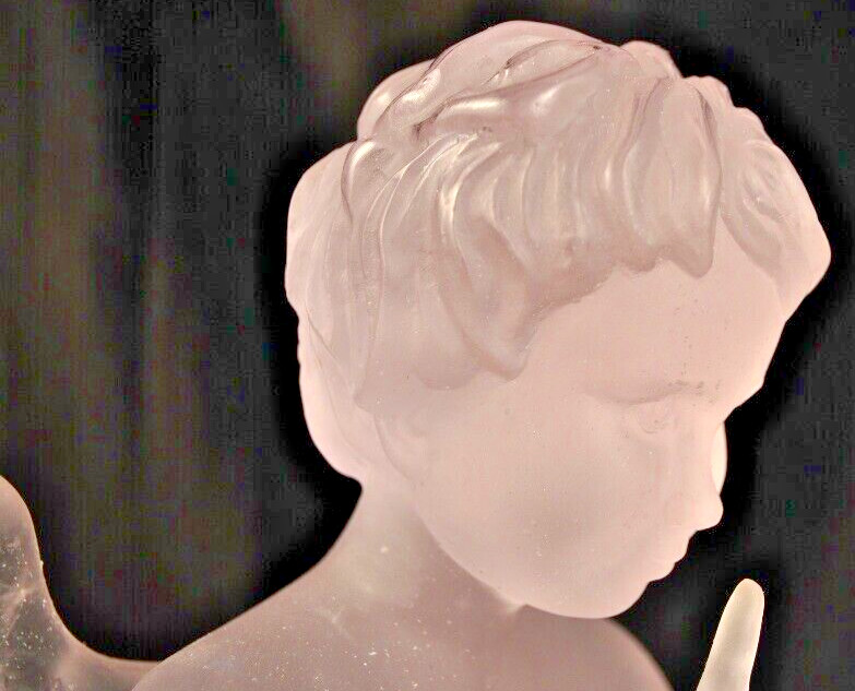 DAUM Crystal Cupidon Cupid Figurine Limited Edition Signed with COA NIB