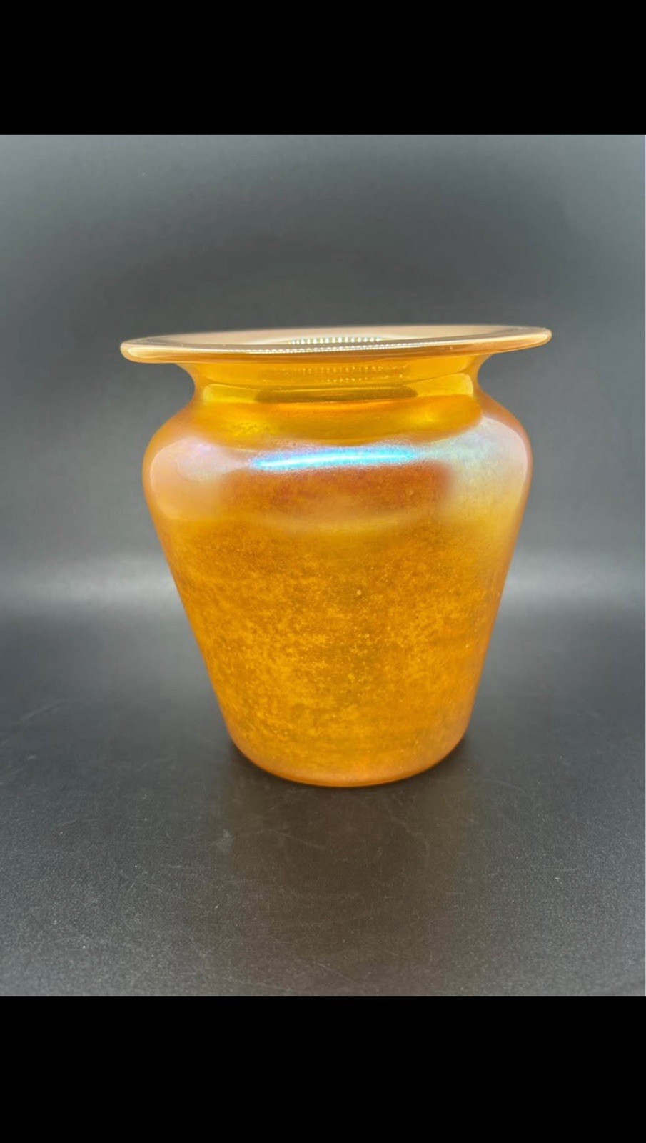 Correia Limited Edition Signed Numbered Aurene Paradisio Art Glass Vase VC8350