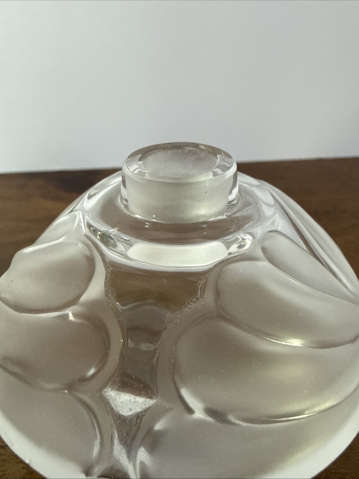 RARE Vintage Antique Lalique Flacons Perfume Bottle Lalique France Signed Mint