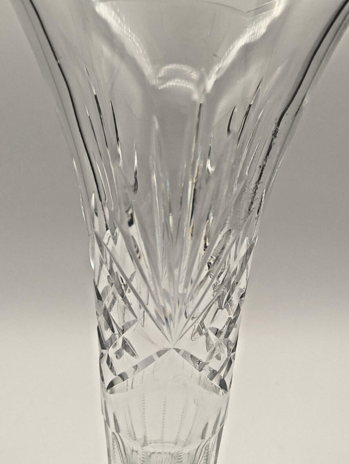 Rogaska Richmond Flower Vase Full Lead Crystal Hand Made in Yugoslavia