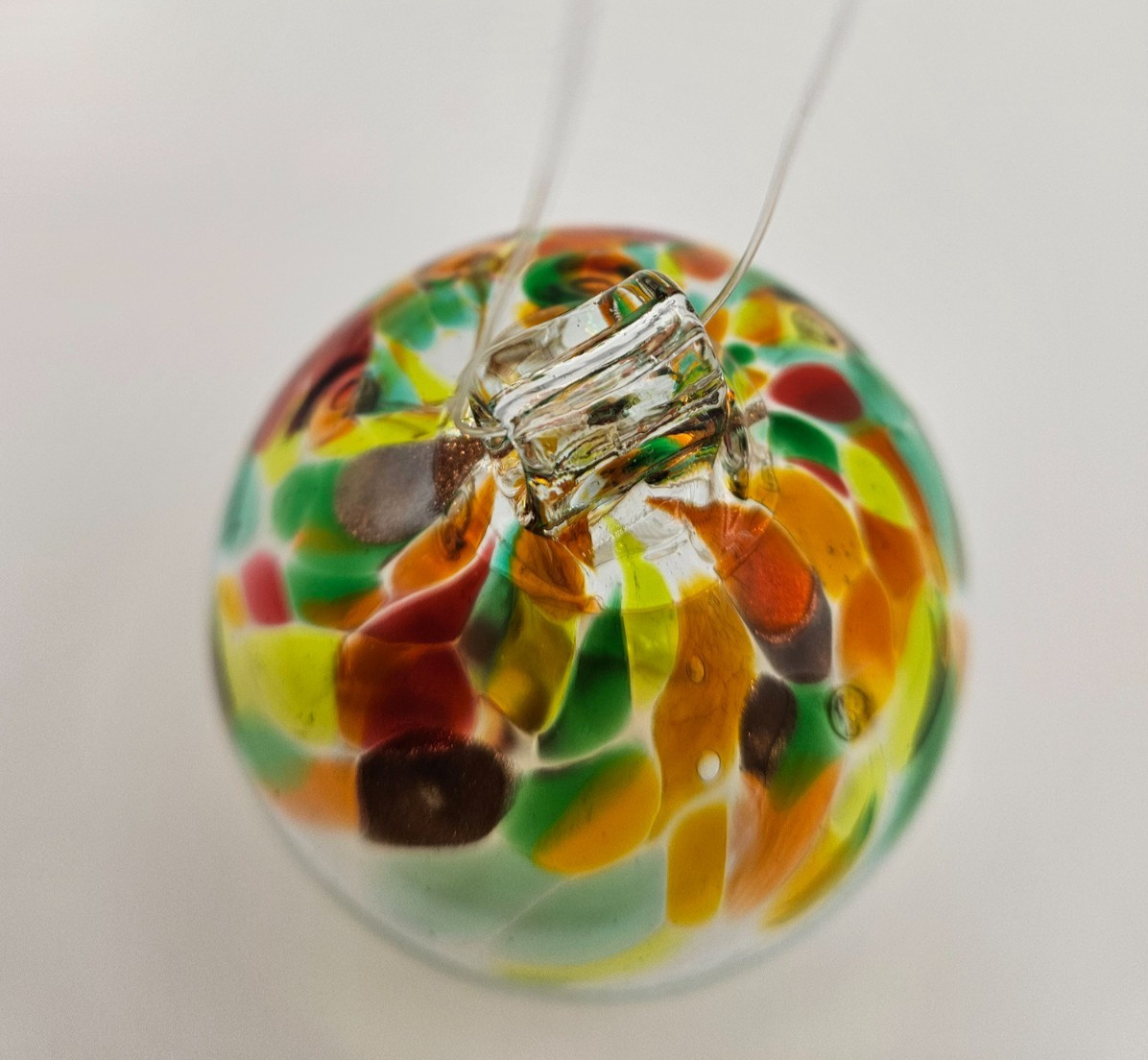 KITRAS Art Glass Tree Of Enchantment Blown Glass Ornament Tree of Sisters 3 inch