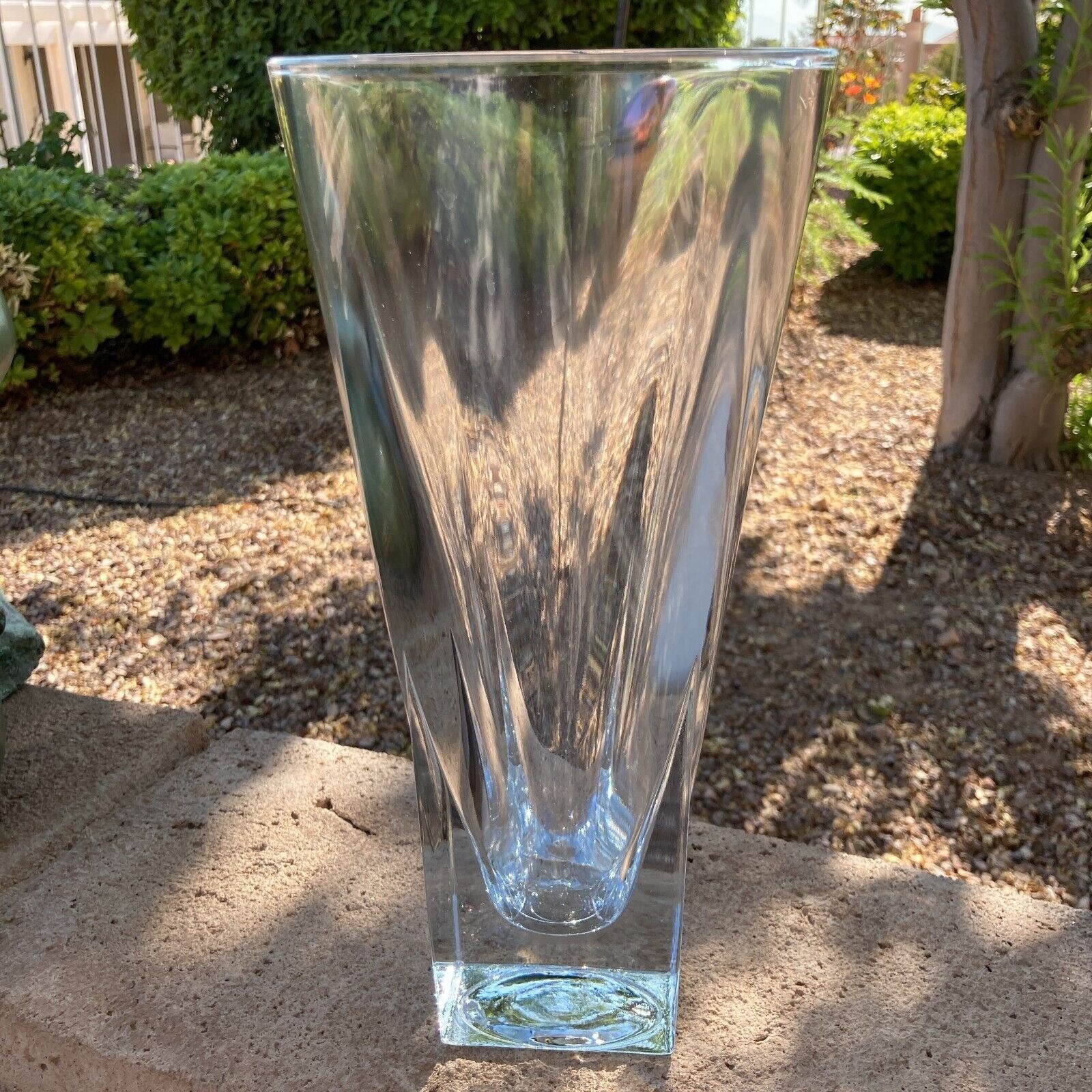 RCR Crystal Vase 12 ” Made In Tuscany Italy With