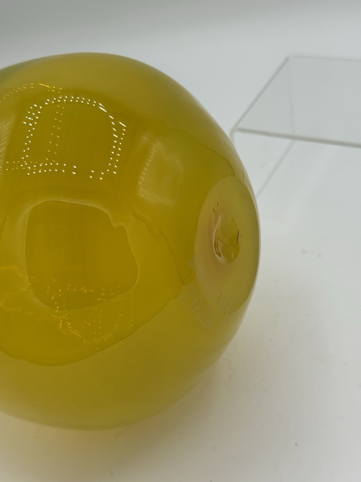 Limited Release 1st Quality Blenko 2518 Calabash Gourd Citrine with Clover Stem