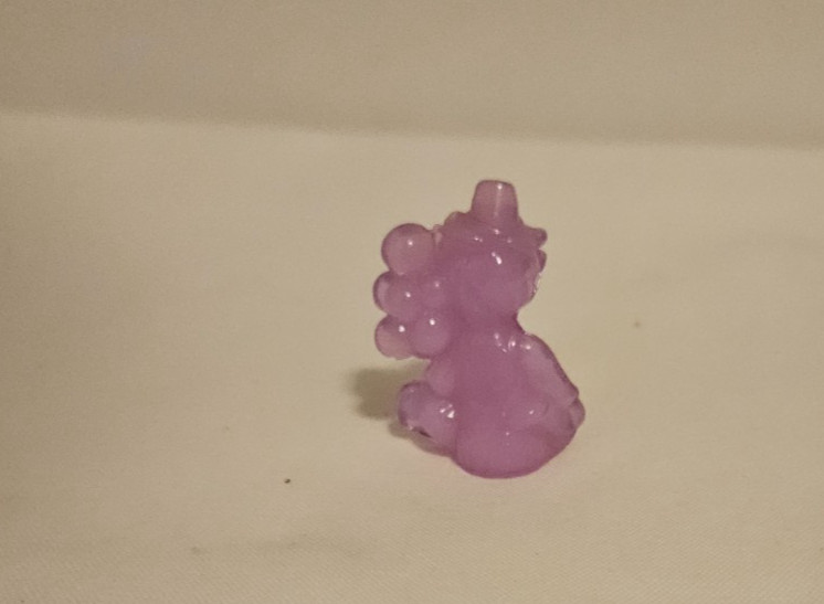 VTG Mosser Lavender Glass MC Pee Wee Clown – 1-5/8″ – UV Reactive