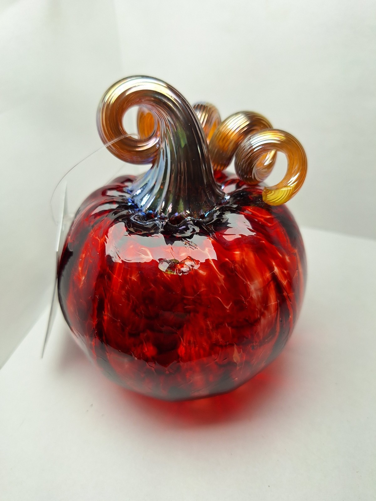 Hand-blown glass ornament from the Luke Adams Glassblowing Studio, CHIPPED DAMAG