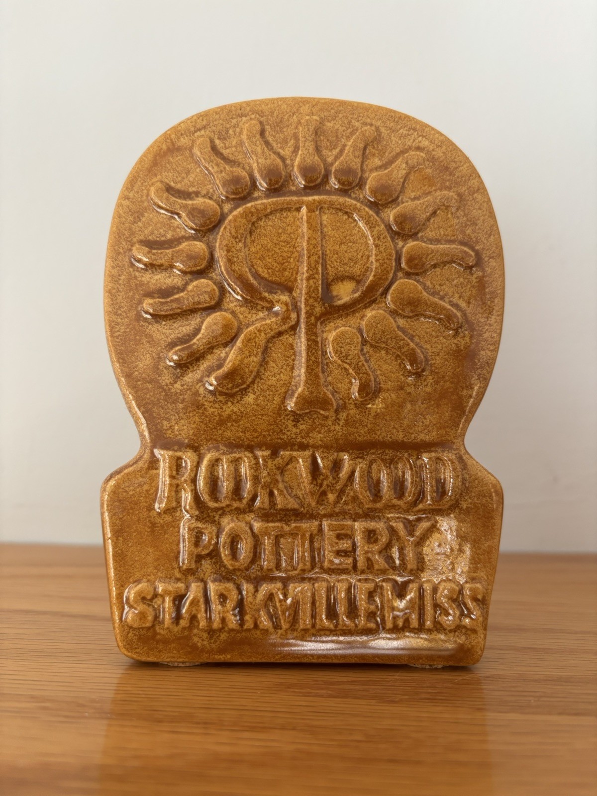 2005 Rookwood Pottery Starkville Miss Advertising Counter Sign