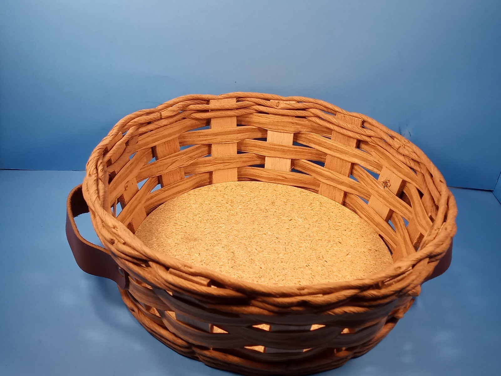 Pyrex Fireside In A Basket 2-QT Cassarole & Woven Basket New Vtg 70’s Corning