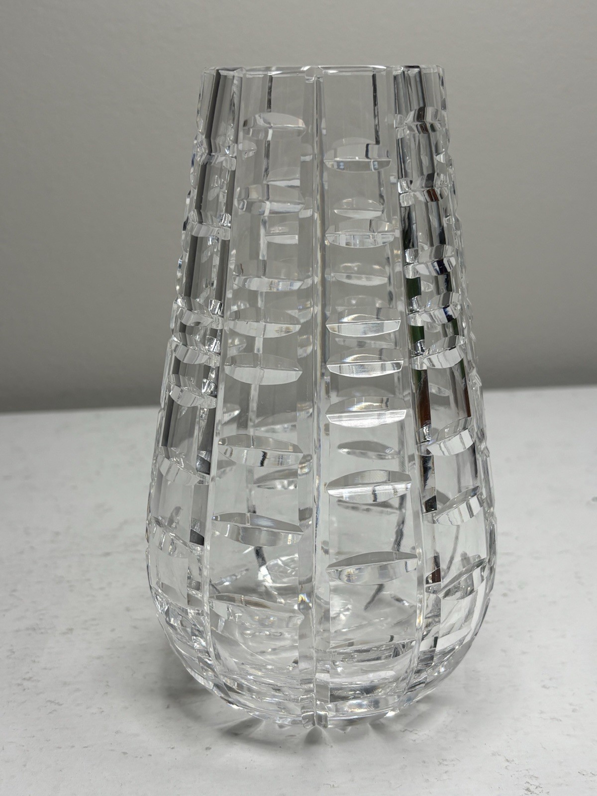 Vintage Waterford Crystal Tralee Vase Signed