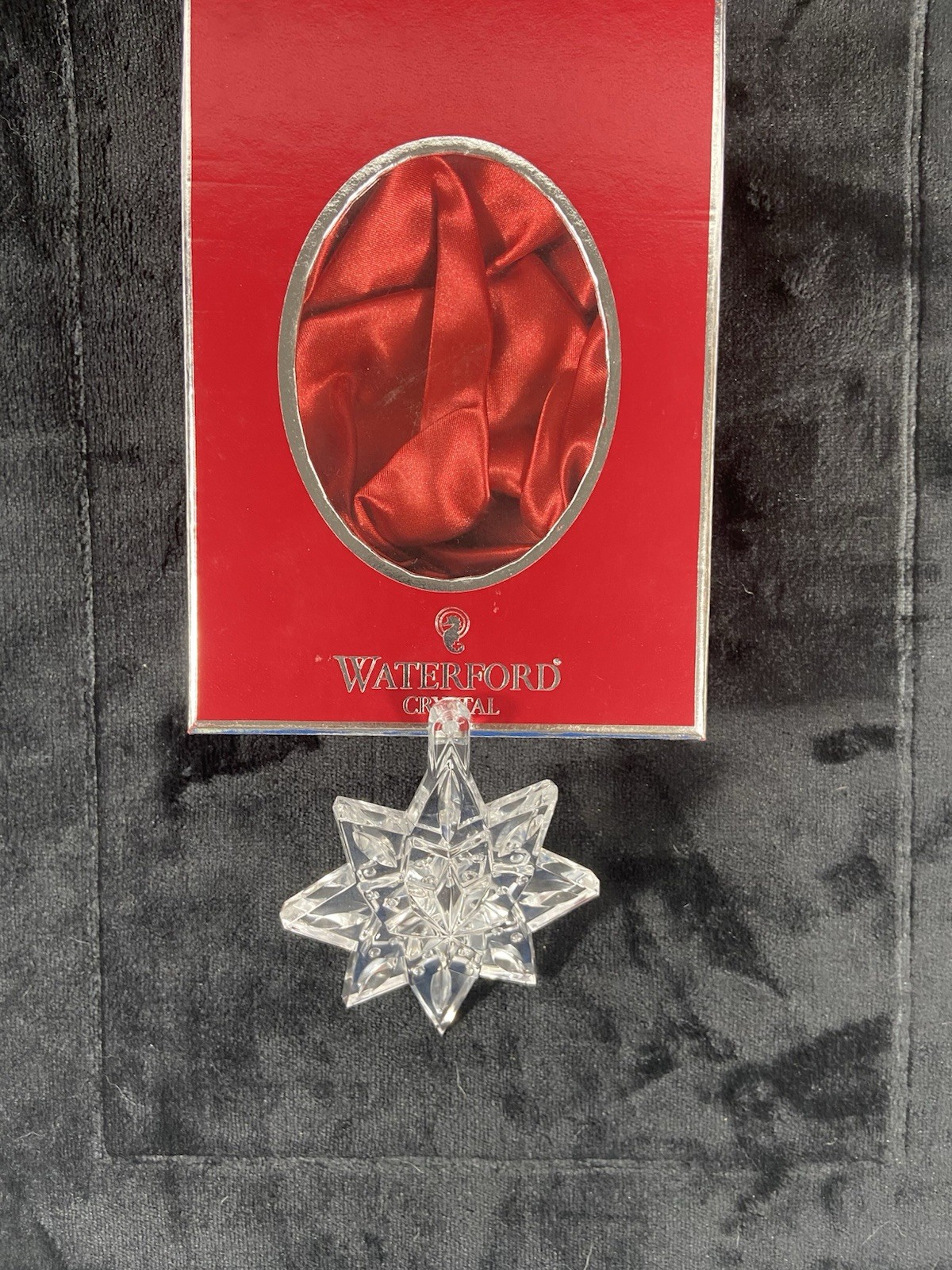 Waterford 2009 Crystal Snowstar Christmas Ornament 150337 in Original Box