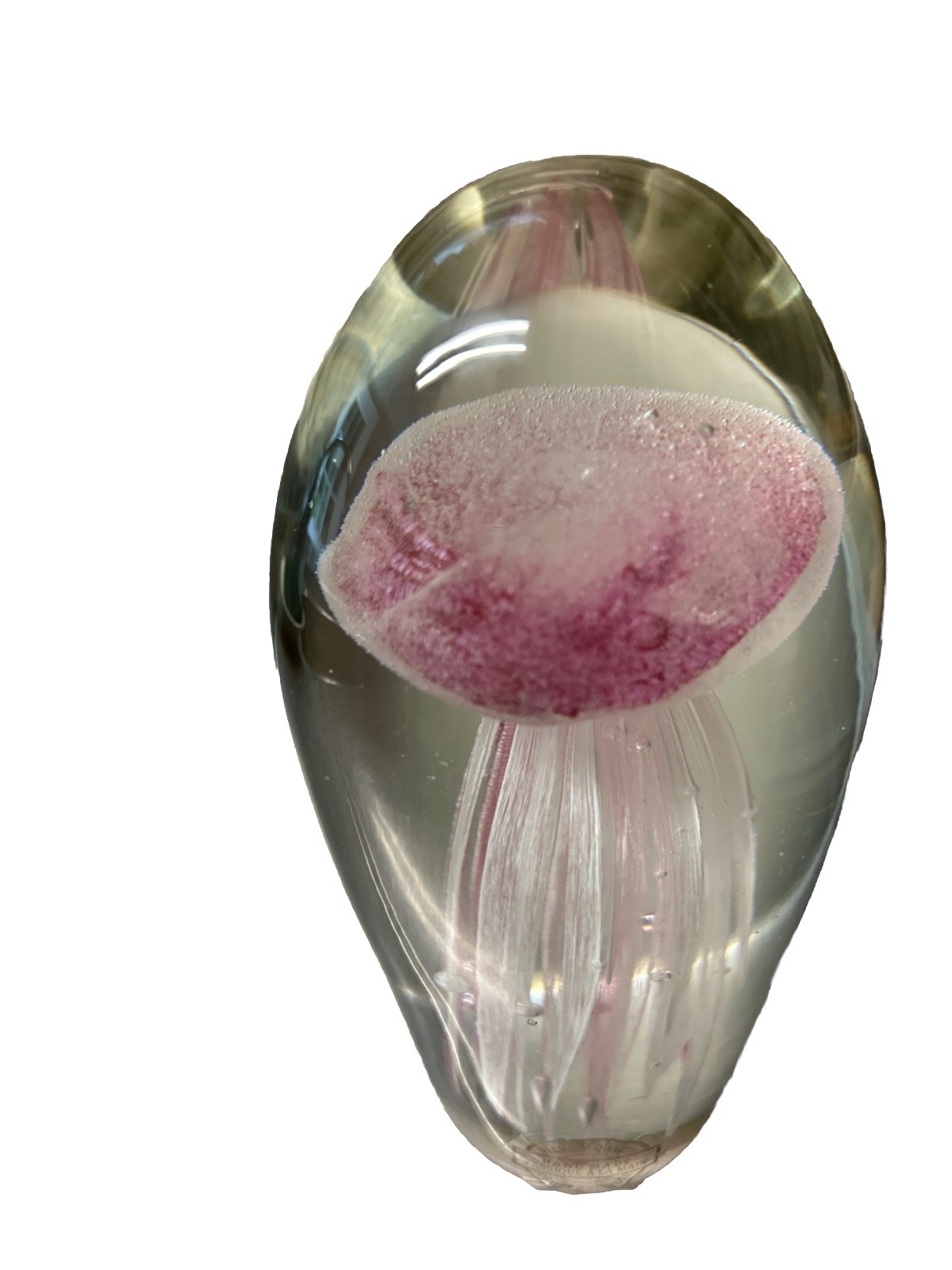4”Tall Pink Jellyfish Paper Weight