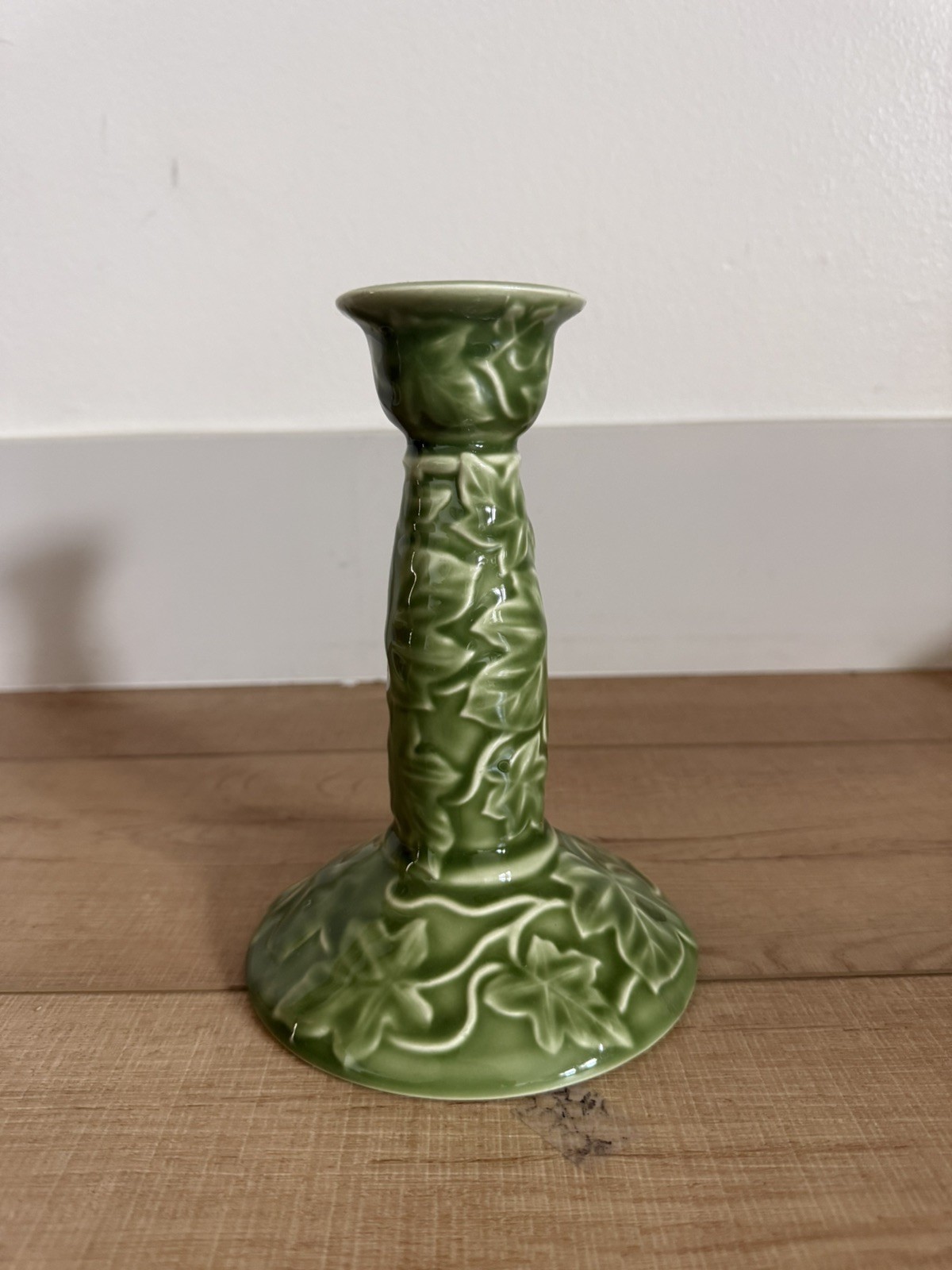 1 Retired Vintage Franciscan Ivy Candlestick Portugal Mint!