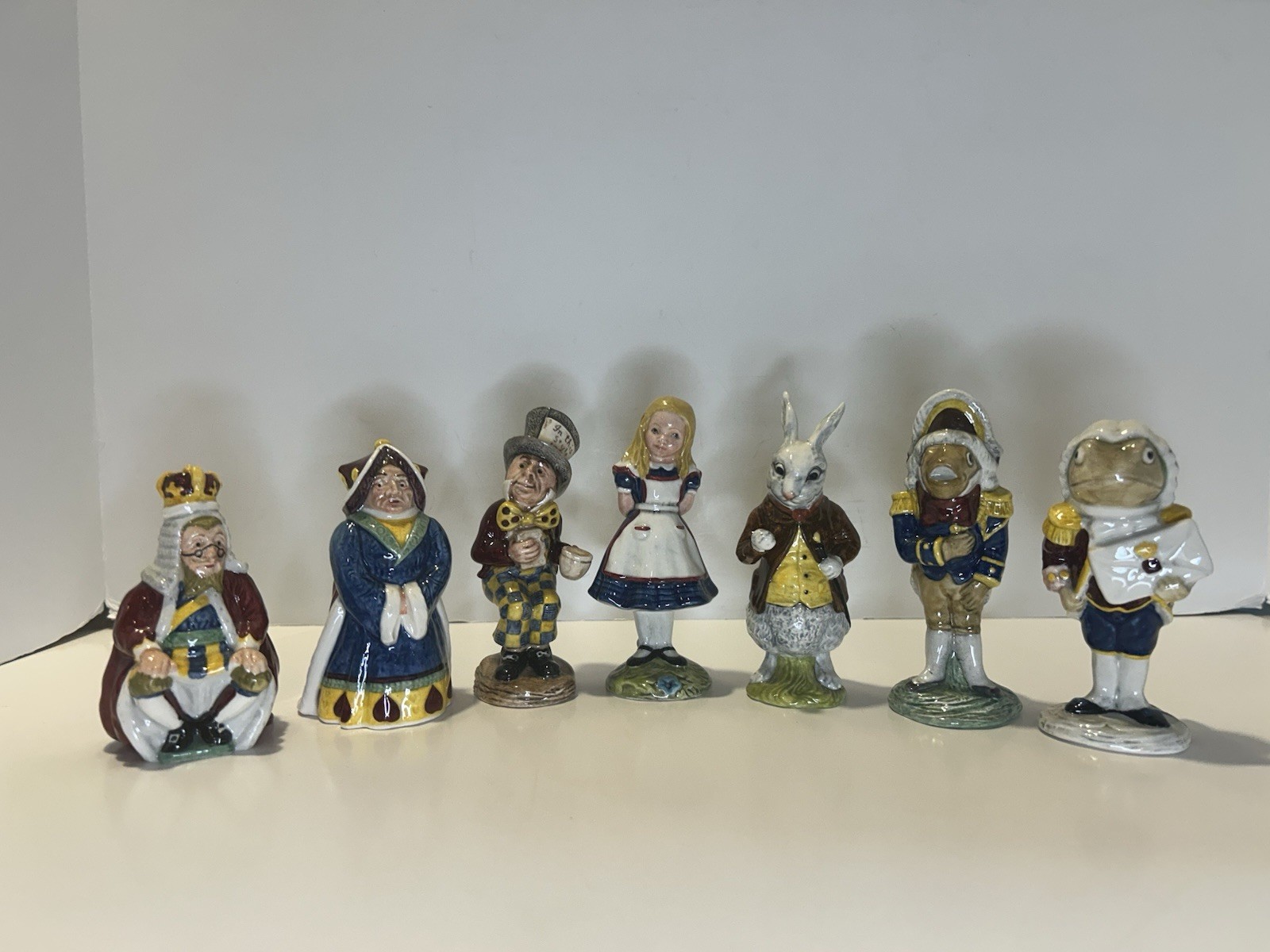 Beswick Alice Series Alice in Wonderland Figurines 1974 England Royal Doulton