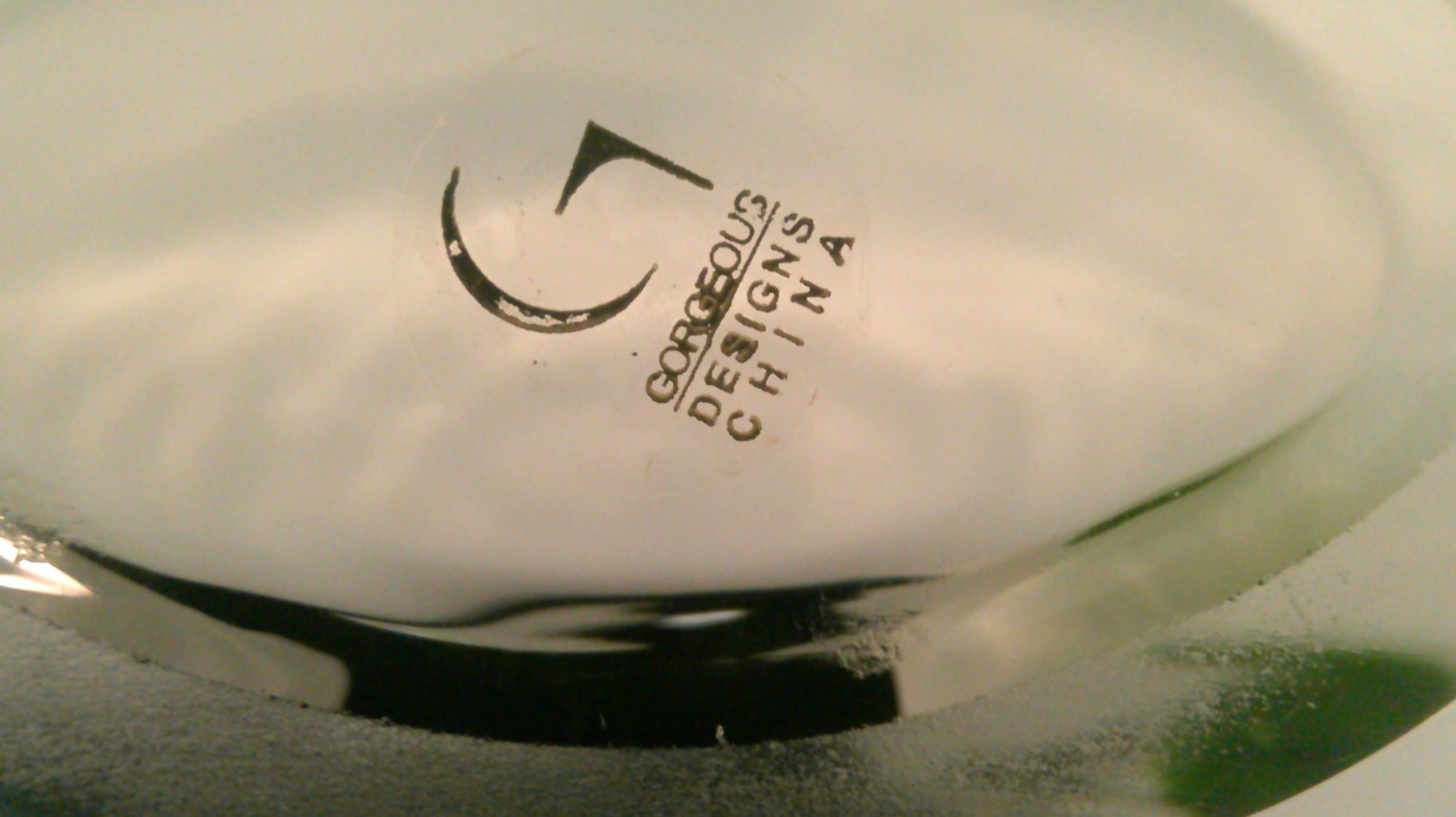 Fused Glass Modernist Vase with Bonsai Tree Minimalist READ