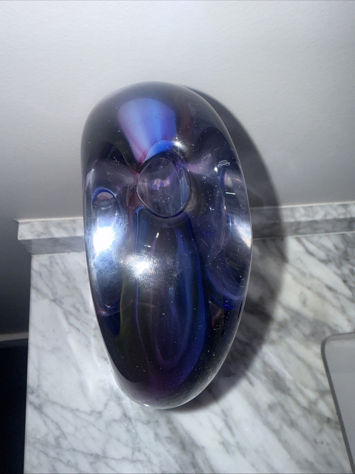 vintage Murano “Forato” (Hole) art glass vase 8lbs
