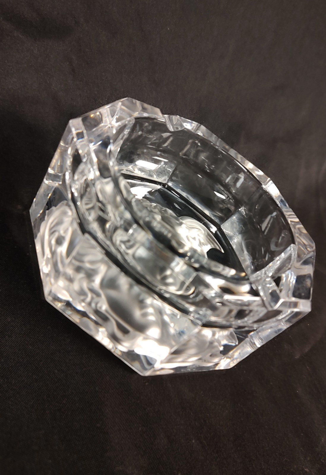 Versace × Rosenthal Medusa Lumiere Ash Tray 13cm crystal glass, No Box