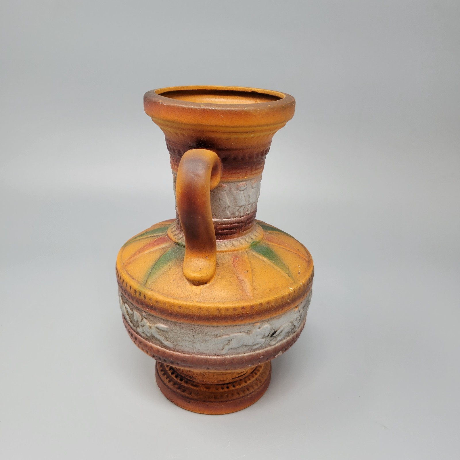 VTG MCM Style Japan Vase Norleans Running Horses