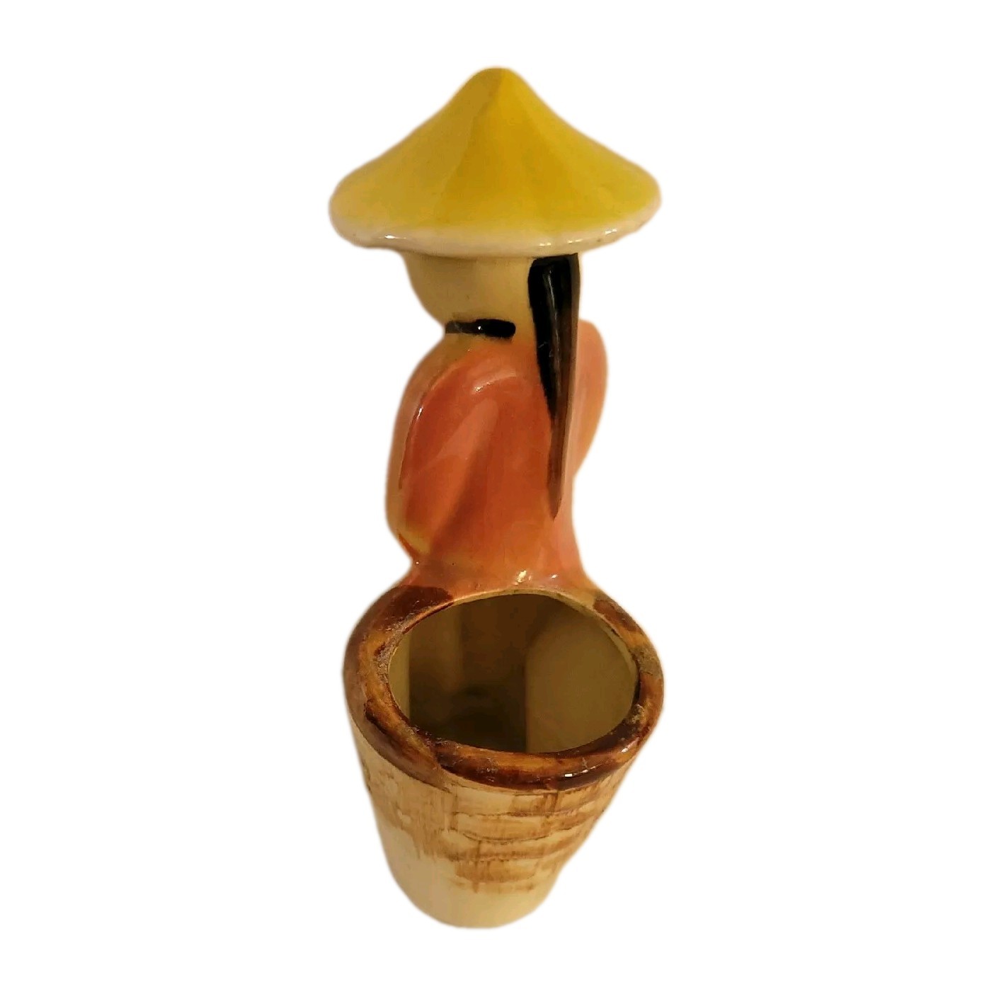 Shawnee Planters Asian Figurines Pottery MCM Vintage Set of 4