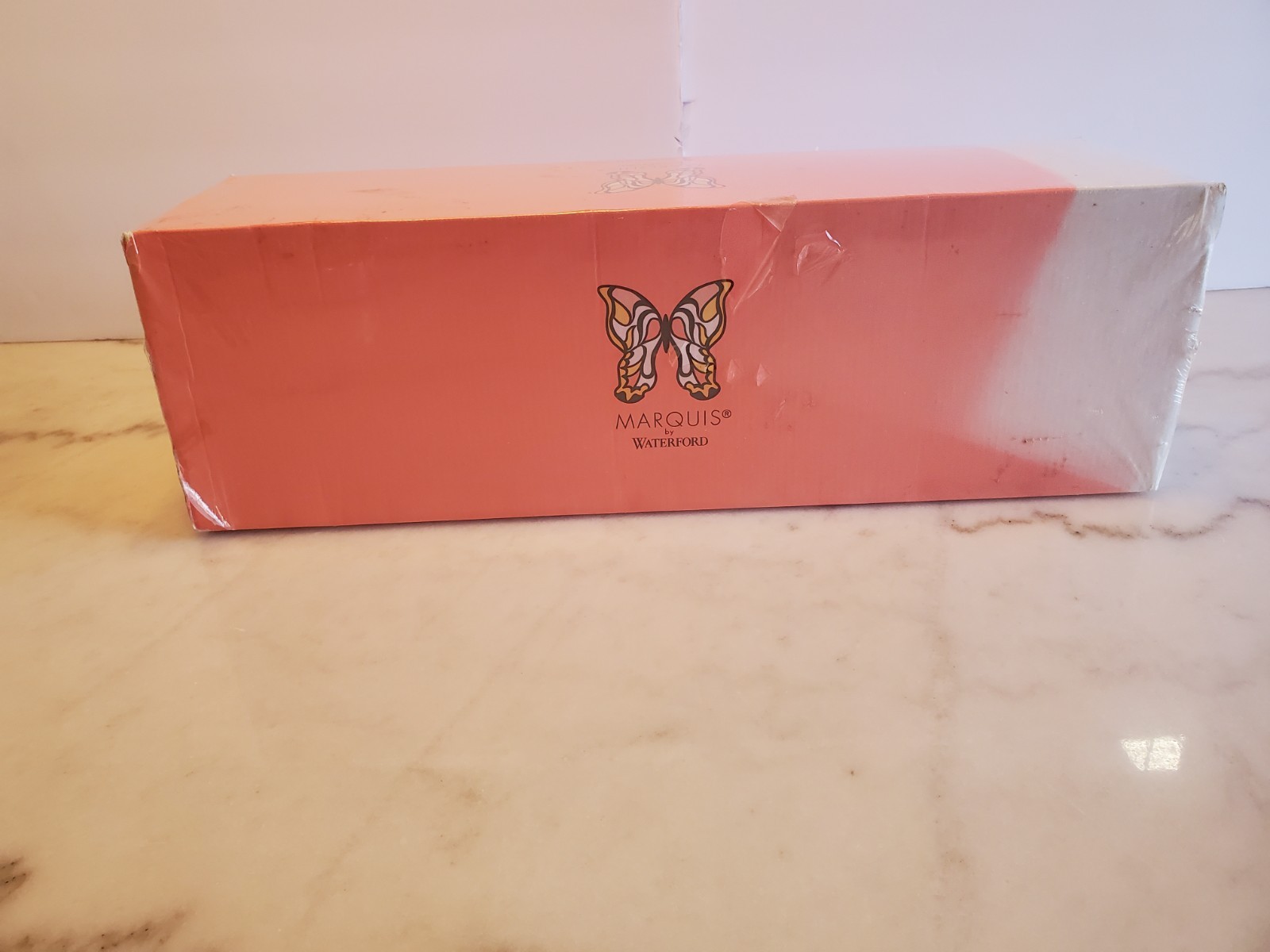Marquis by Waterford Tango dark Red Crystal Heavy Vase 16 Tall new in box