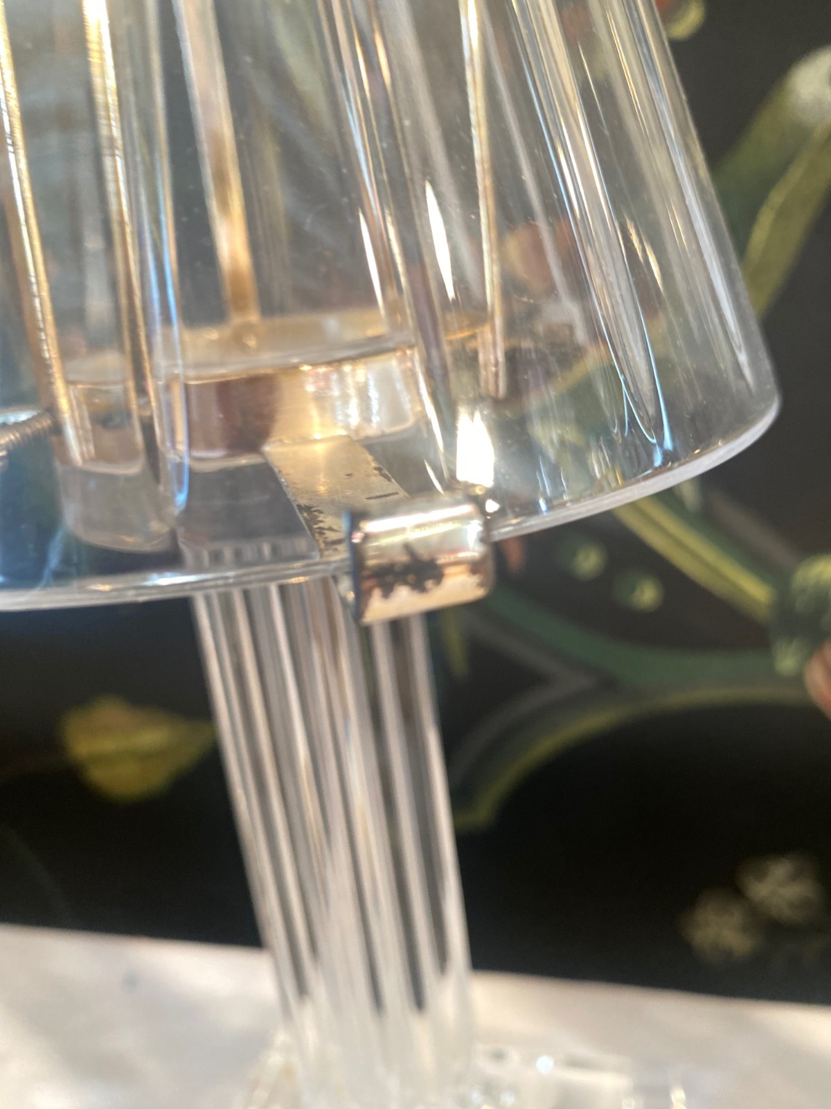 1 Vesper Candle Lamp – 12″ William Yeoward Crystal Handmadel 12″ H (2 available)