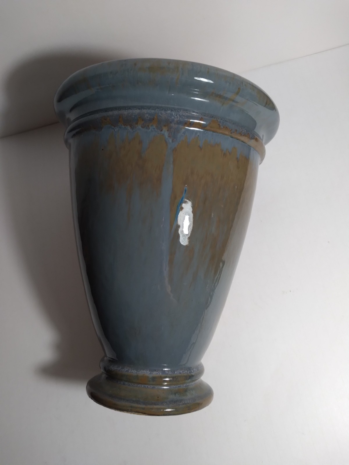 Stoneware Urn Planter Pottery Garden Patio Home Decor Heavy 8 lbs