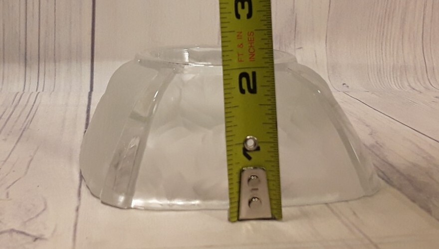 2 Mikasa GARDEN SPLENDOR Votive Frosted Leaf Leaves Candle Holder Crystal MINT