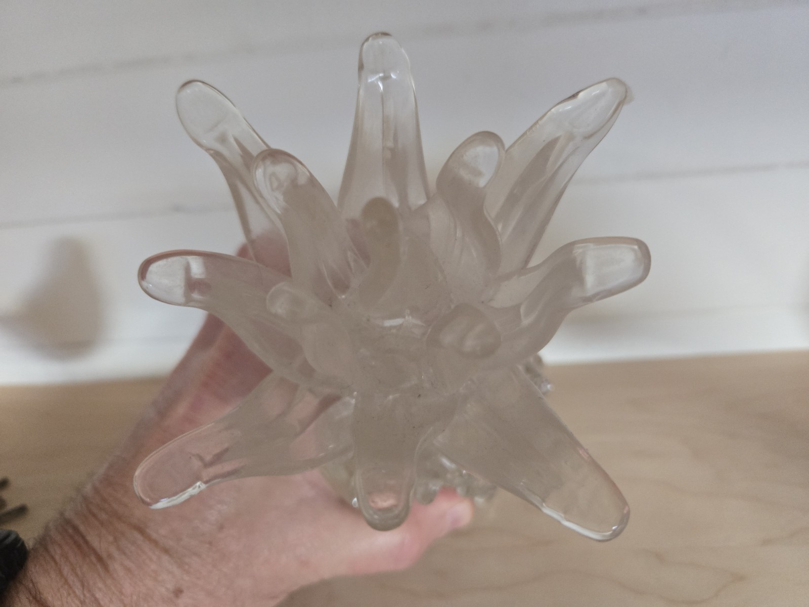 Vintage Murano Art Glass Pineapple Mid Century Barovier Rostrato