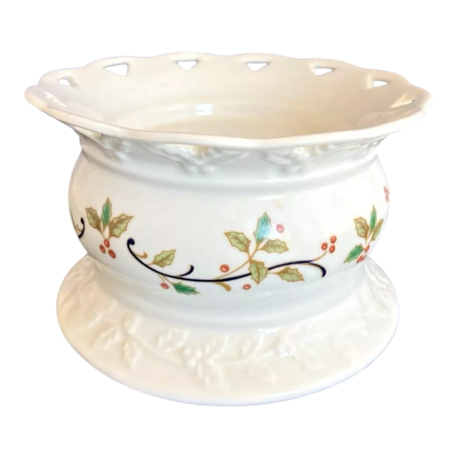 Mikasa RL050 Holiday Lace 3″ Candle Holder New Holiday Gift