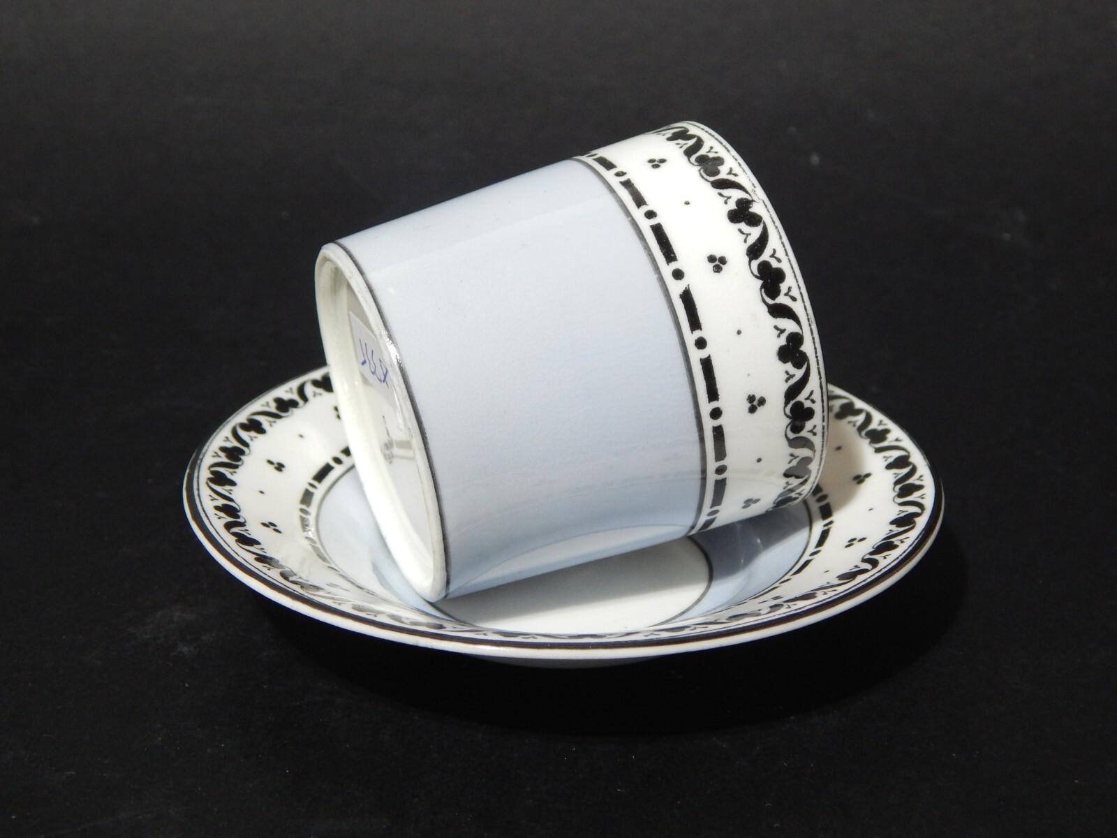 Rare Antique Edwardian Period English Fine Porcelain Crescent Cup