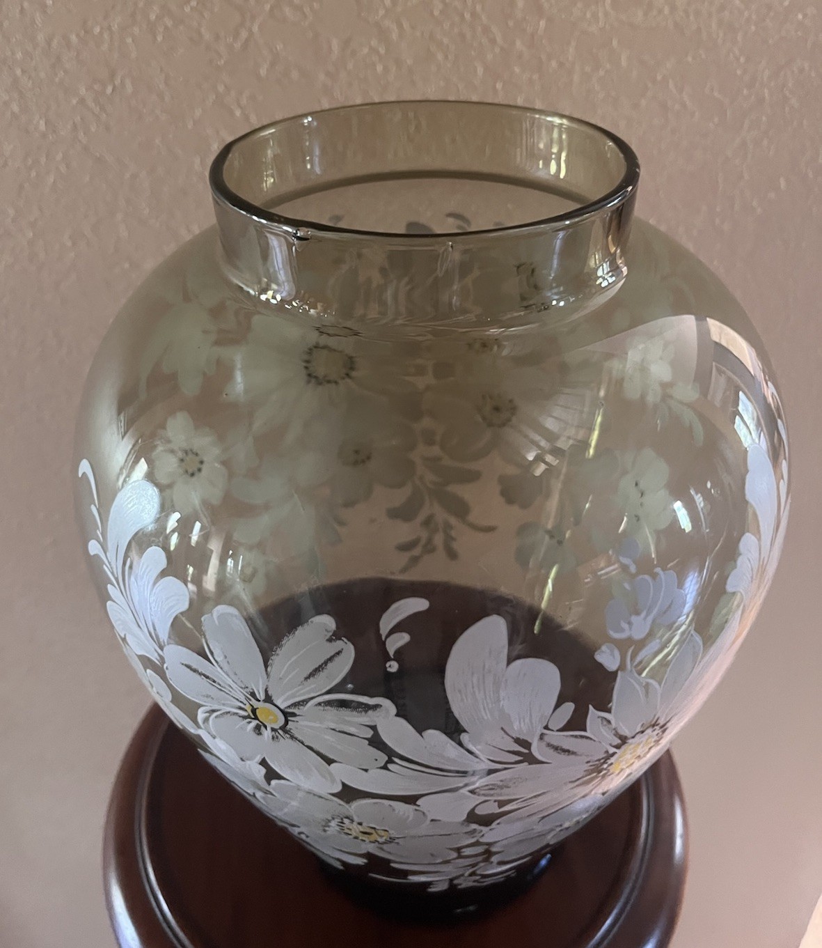Norleans Italy Large Hand Painted Vintage Vase