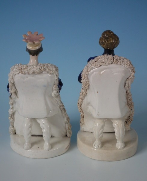 Collection of Victorian Staffordshire Royal Figures – Queen Victoria & Albert