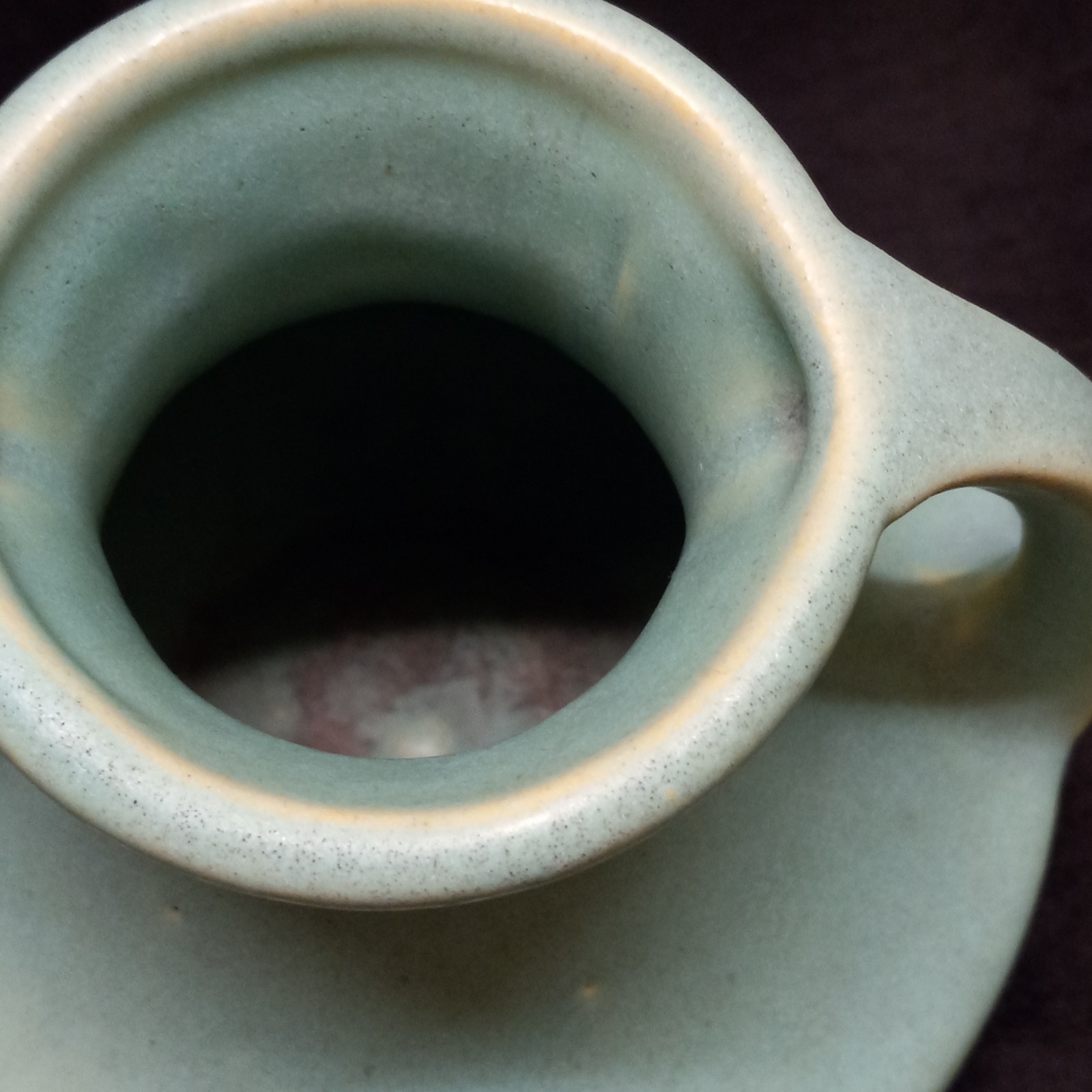 Antique Matte Green American Arts & Crafts Art Pottery Vase