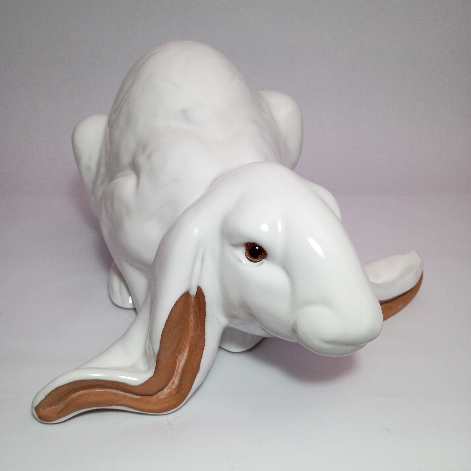 Large Earth Needs Terracota 18″ Pottery French Country Lop Eared Bunny Rabbit
