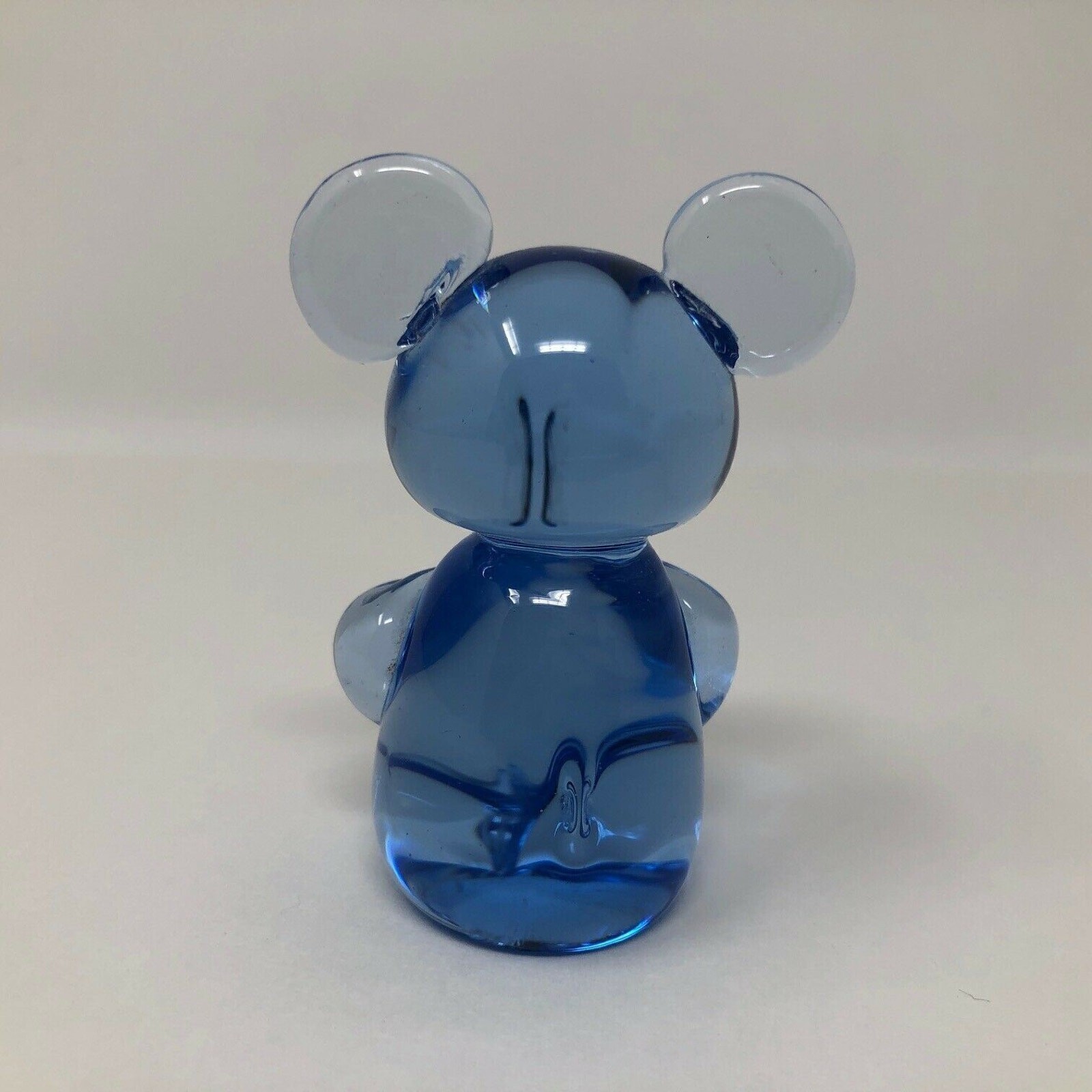 United States Commemorative Fine Art Gallery Blue Glass Koala Bear Figurine