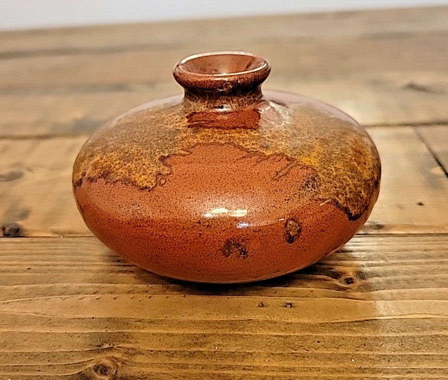 Vintage Signed Bud Vase small